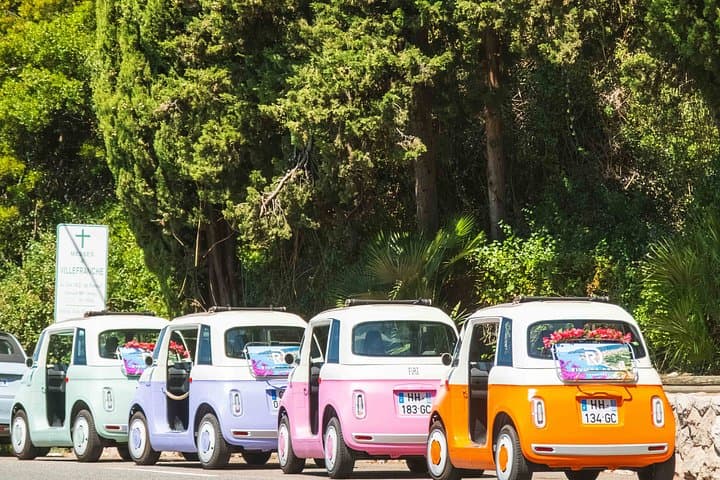 Retro Electric Topolino Ride on the French Riviera