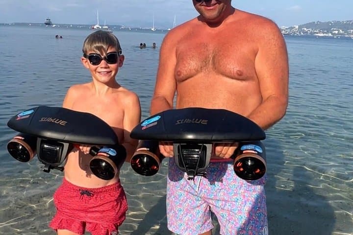 Cap d'Antibes: Scooter, Snorkeling and private Paddle.
