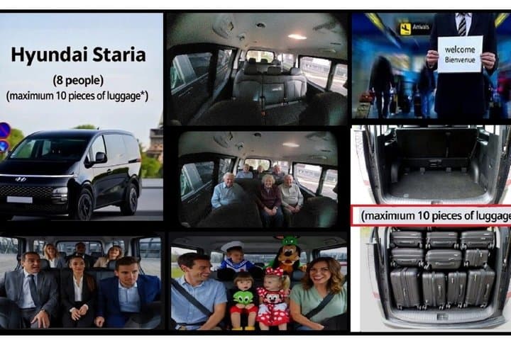 Private transfer from Paris CDG Airport to Beauvais Airport
