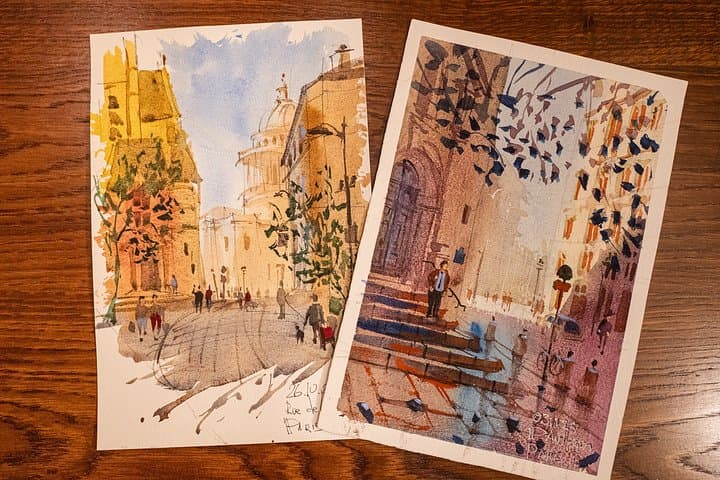 Paris Indoor Watercolor Workshop – Signature Edition