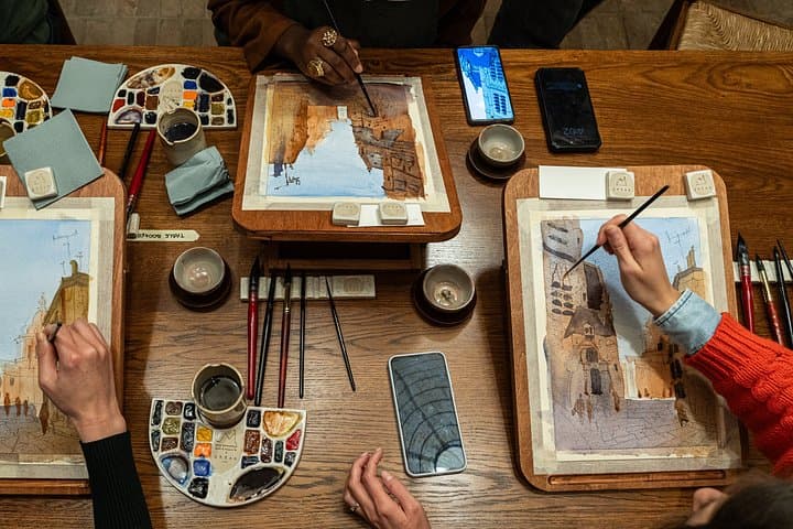 Paris Indoor Watercolor Workshop – Signature Edition