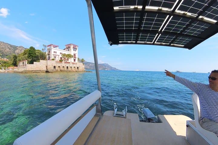 Outstanding Solar Boat Experience near Nice for Small Group Tour