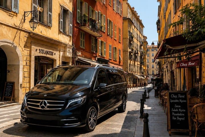 Private Tour of the French Riviera in Van Luxury with Private Driver