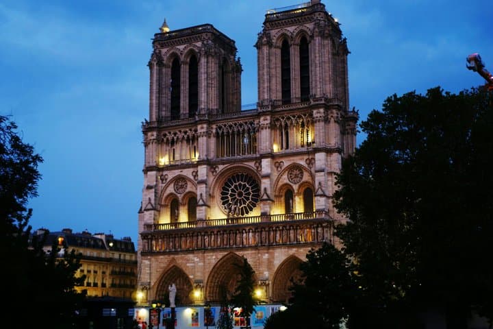 Notre Dame Exterior Guided Tour with Entry Assistance