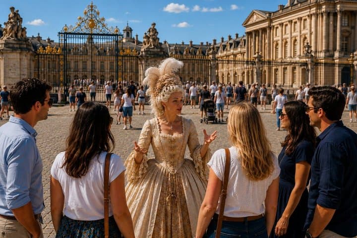 Versailles Marie Antoinette Walking Experience with actress