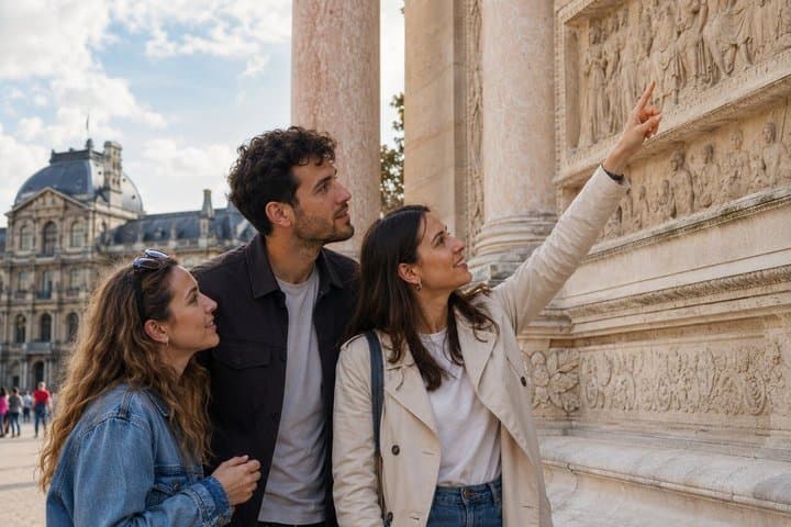 Paris: Louvre Area: Self-Guided Scavenger Hunt & Walking Tour