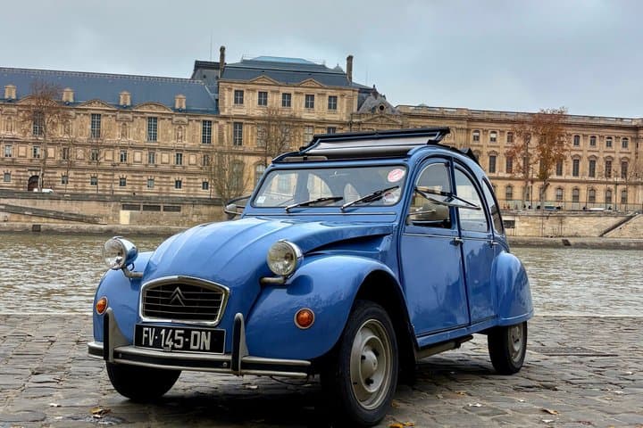 Paris in Citroen 2CV Authentic and Vintage Experience