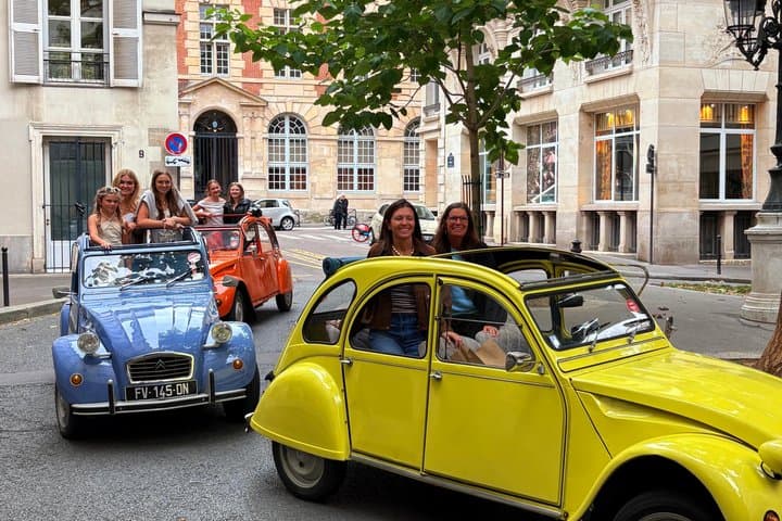 Paris in Citroen 2CV Authentic and Vintage Experience