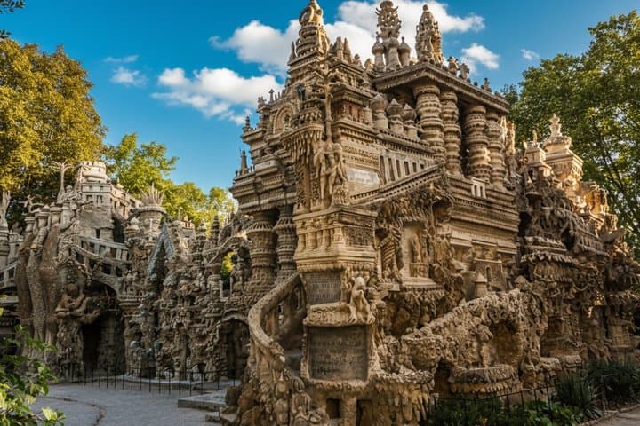 Palais Idéal du Facteur Cheval Lyon Private Guided Car Tour