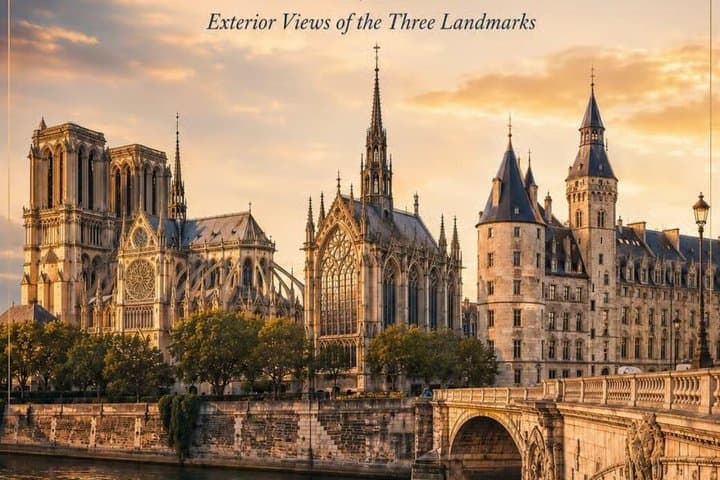 Cité Island: Notre Dame+Sainte Chapelle+Conciergerie Outside Tour