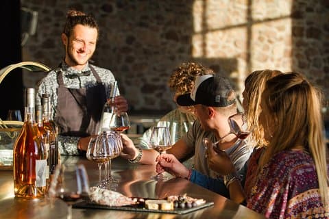 A tutored tasting of Red, White and Rosé with your expert guide