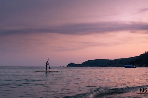 SUNSET TRIP IN KAYAK & PADDLE (Pampelonne beach - Cap Camarat)