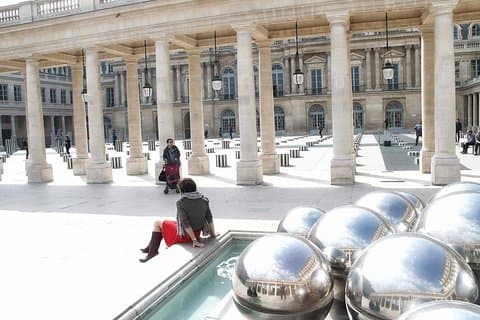 Colonnes de Buren - a place that attracts fashionistas from all over the world