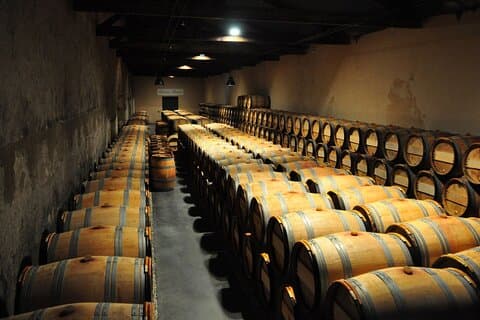 Wine barrels