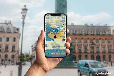 Paris Fashion History GPS App Walking Tour Mobile Game