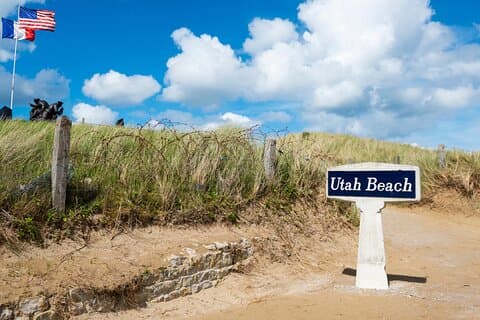 Utah beach, the beach of victory