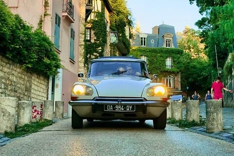Paris Secrets Tour in a Vintage Open-Top French Car Citroen DS