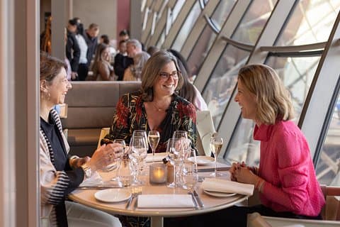 Paris New Year Day Lunch at Eiffel Tower's Madame Brasserie