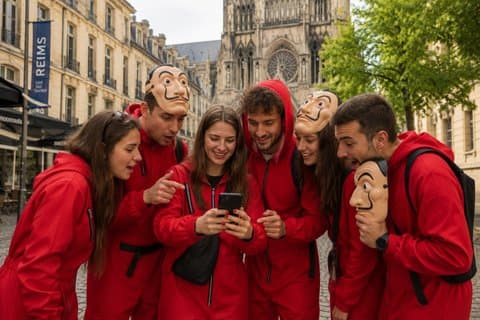 Escape Game Outdoor Theme Team Heist in Reims