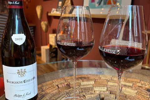 tasting of 4 Burgundy wines