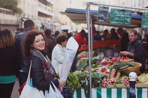 Local Aligre Food Market Walking Tour near the Marais