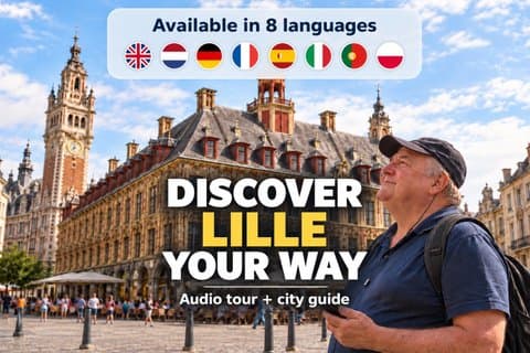 Lille: City Walk with Audio Guide in 7 Languages on your Phone