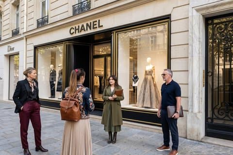 Paris Golden Triangle Dior Fashion Designers and History Tour