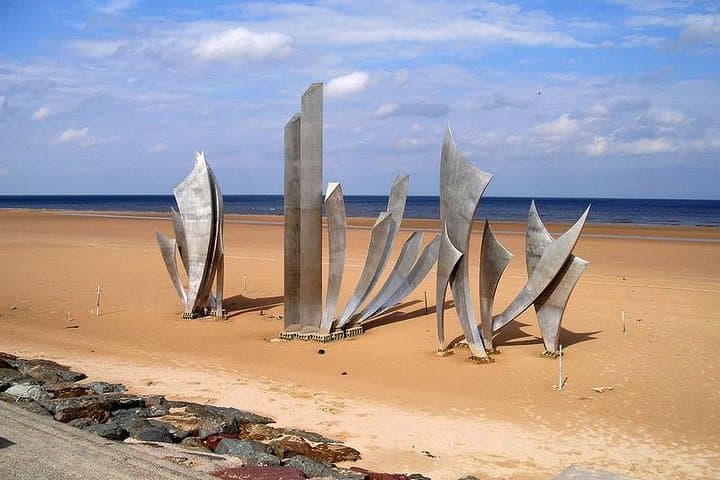 Braves Monument on Omaha Beach