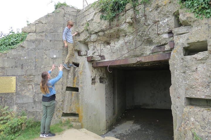 Exploring German defence system at Omaha