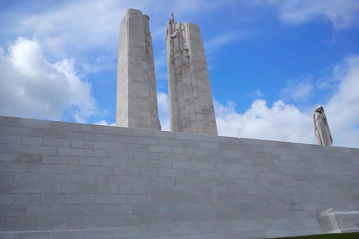 Vimy and Flanders Fields Canadian Battlefield Tour from Lille