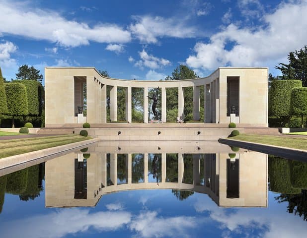 American cemetery in Normandy
