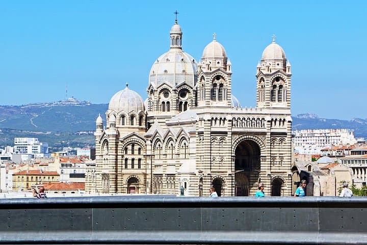 The cathédral Sainte Marie Majeur from the gardens of Fort St Jean
