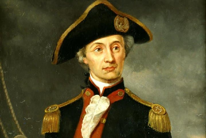 Captain John Paul Jones, quite the ladies' man in Paris... he died here in 1792 & his remains were lost.