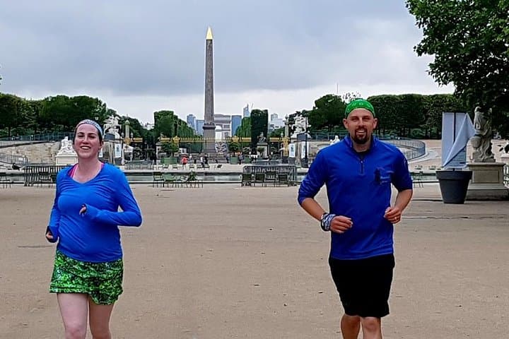 On the axis of the Arc of Triumph