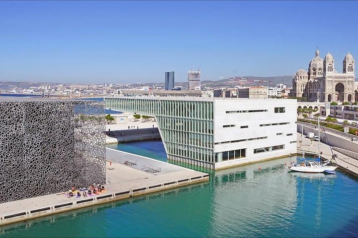The MUCEM and the Mediterranean Villa with the Cathedral of the Major in the background!
