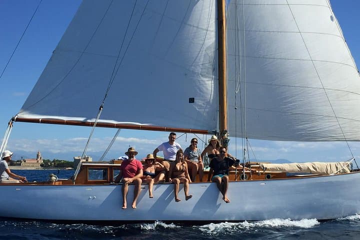 Classic Yacht Sailing in Cannes
