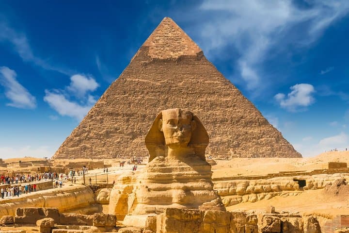 Camel Ride Trip at Giza Pyramids During Sunrise Or Sunset