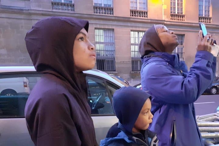 Kids learning about American History...in Paris!