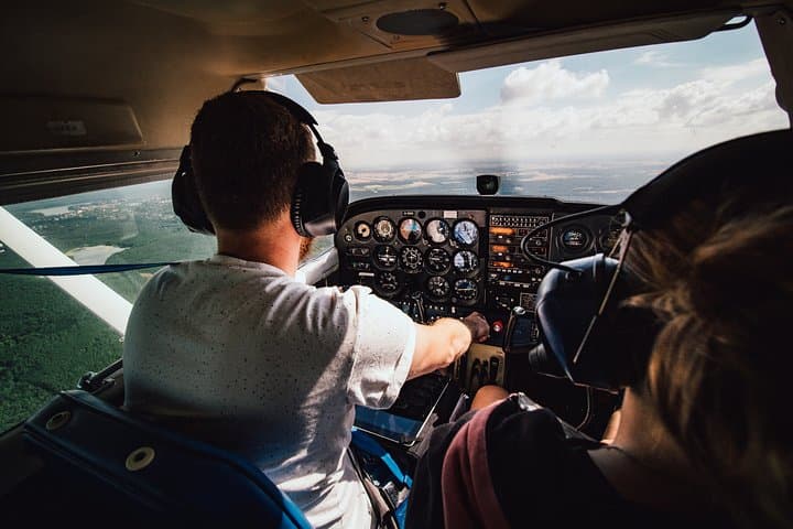 Fly above the French Riviera with a local pilot