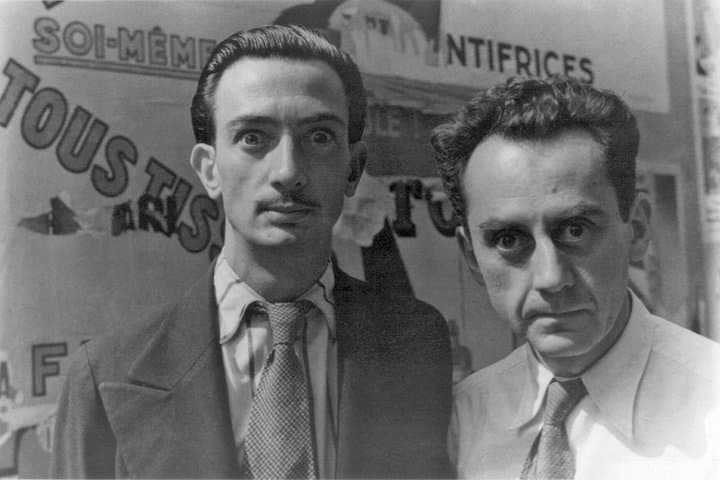 Man Ray & Salvador Dali, 1934 (photo Carl Van Vechten)