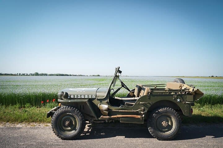 Normandy WW2 Full Day Classic Jeep Tour