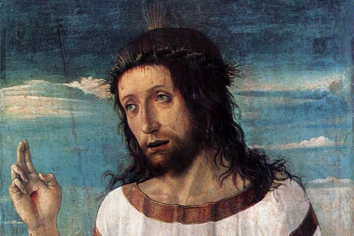 Christ blessing the world, Bellini