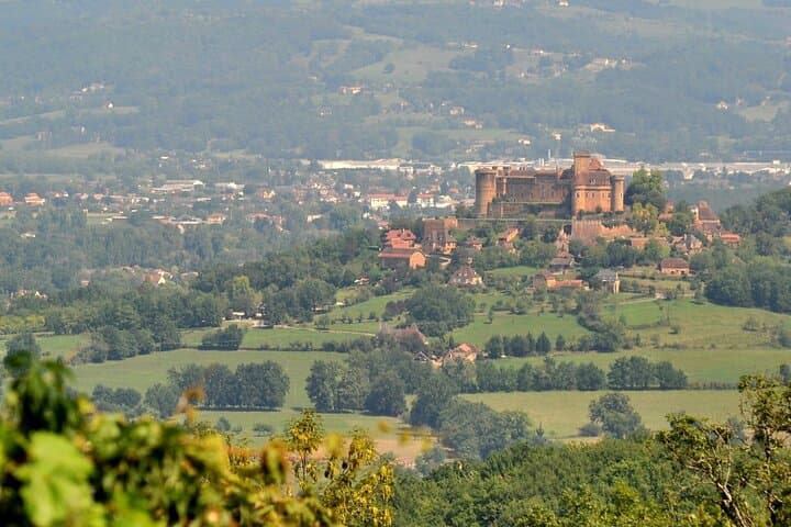 Castelnau castle from Loubressac