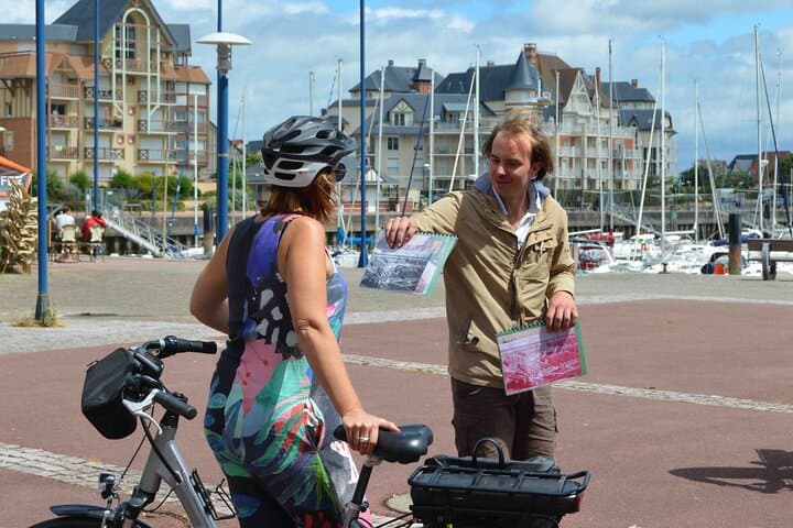 Private Guided Bike Tour of Cabourg and Dives in French