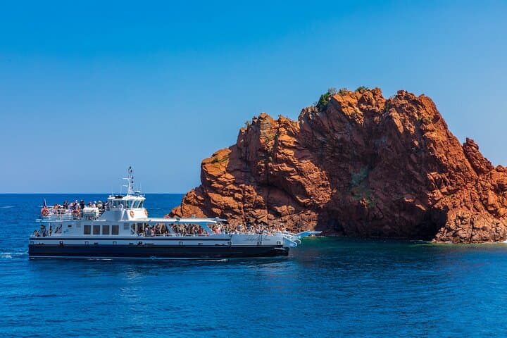 Mandelieu: Esterel Corniche d'Or 1h15 sightseeing cruise by ferry