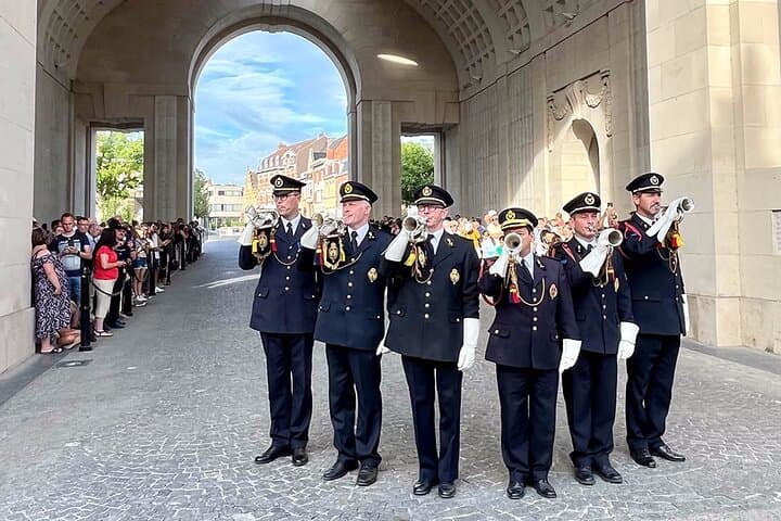 Buglers at the Last Post Ceremony, Menin Gate, Ypres.