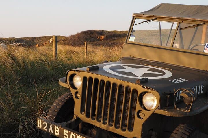 WW2 Jeep Tour Utah Beach Half Day