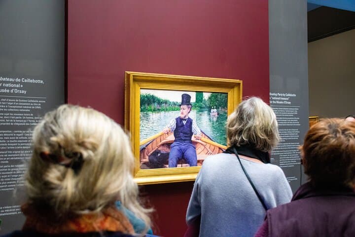 Older Ladies looking at a painting