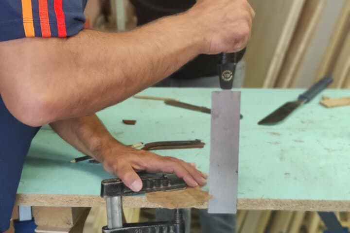 Private Activity Knife assembly and board making