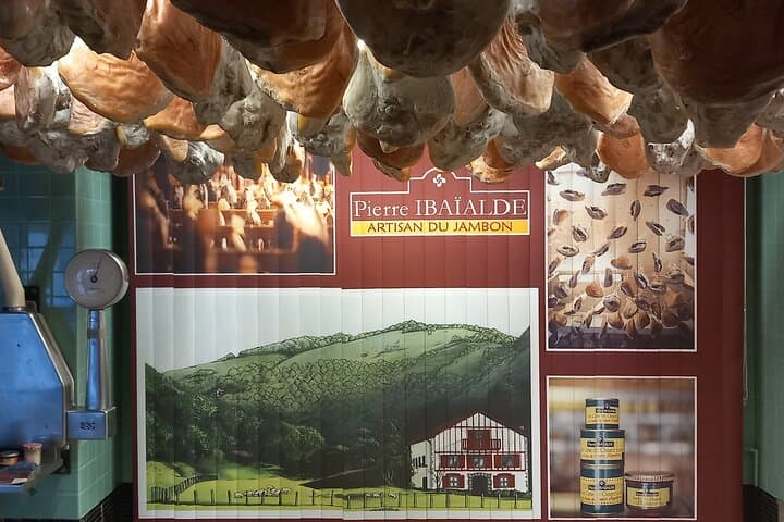 Pierre IBAIALDE: Guided Tour Ham Workshop, tasting